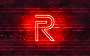 Realme लोगो नियॉन साइन लाल — Realme वॉलपेपर