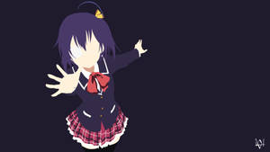 Rikka Chunibyo न्यूनतम एनीमे — न्यूनतम एनीमे वॉलपेपर