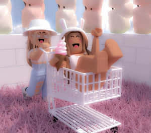 Roblox के साथ सौंदर्यपूर्ण आश्चर्य की दुनिया में प्रवेश करें — सौंदर्यपूर्ण Roblox वॉलपेपर