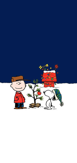 Snoopy क्रिसमस Iphone — गैलेक्सी A57 वॉलपेपर