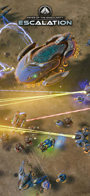 iPhone X Ashes Of The Singularity Escalation पृष्ठभूमि — ओप्पो A7 Pro Max वॉलपेपर
