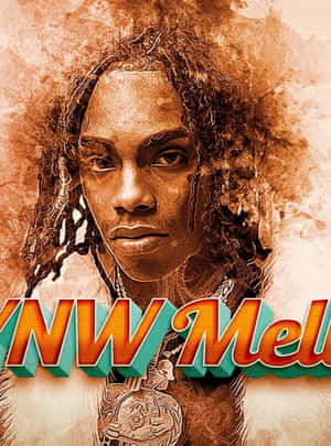 YNW Melly एनिमेटेड चित्रण — किंडल वॉलपेपर