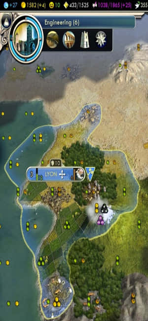 Iphone X Civilization V बैकग्राउंड — आईफोन 16 प्रो वॉलपेपर