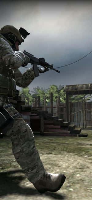 Iphone Xs Counter-strike Global Offensive बैकग्राउंड — आईफोन 13 प्रो वॉलपेपर