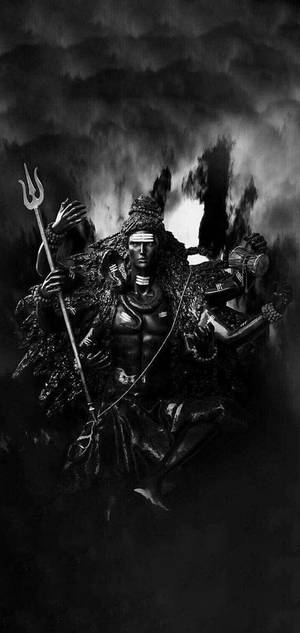 अमेजिंग डार्क शिव — आईफोन 11 प्रो वॉलपेपर