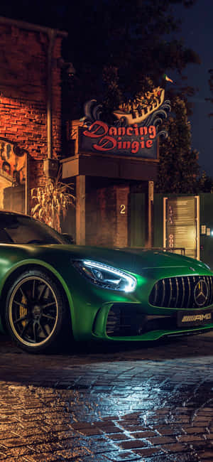 Iphone X Amg Gt-r पृष्ठभूमि — Honor Play 70C वॉलपेपर
