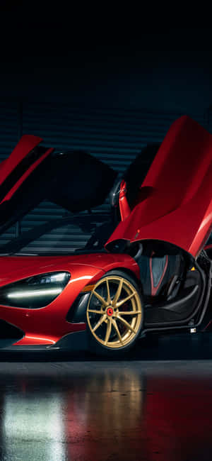 आईफोन X मैकलारेन 720s बैकग्राउंड — आईफोन 16 प्रो वॉलपेपर