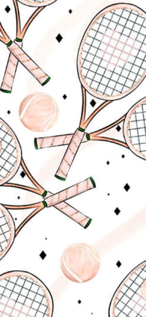 आईफोन Xs टेनिस बैकग्राउंड — गैलेक्सी M वॉलपेपर