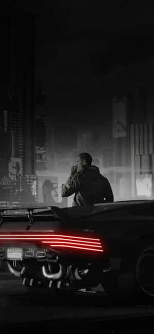 Iphone Xs Max Cyberpunk 2077 बैकग्राउंड — वीवो T5e वॉलपेपर