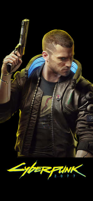 Iphone X Cyberpunk 2077 पृष्ठभूमि — Honor X9e Pro वॉलपेपर