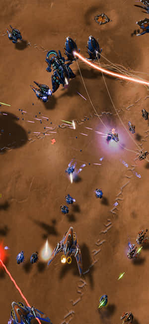 Iphone X Ashes Of The Singularity बैकग्राउंड — IQOO Z11x वॉलपेपर