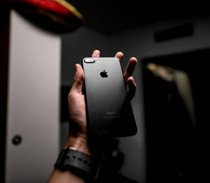 ब्लैक iPhone 7 Plus की शैलो फोकस फोटोग्राफी