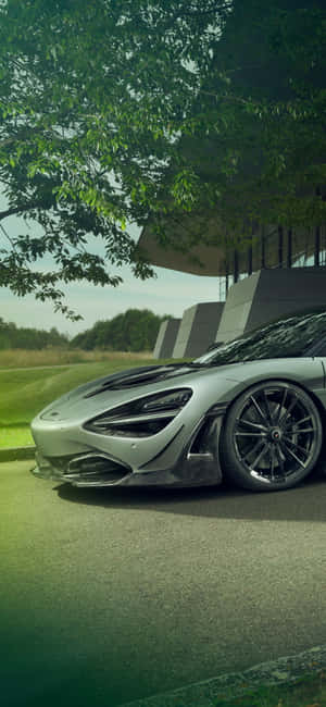 iPhone Xs McLaren 720s बैकग्राउंड — गैलेक्सी S24 एफई वॉलपेपर