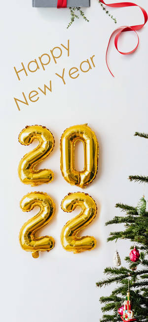 आतिशबाजी के साथ नए साल 2022 का स्वागत करें — आईफोन 16 प्रो वॉलपेपर