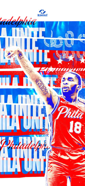 76ers आईफोन — पिक्सल 8a वॉलपेपर