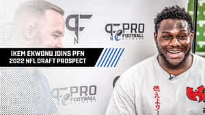 इकेम एक्वोनु, एक उभरते हुए NFL ड्राफ्ट प्रॉस्पेक्ट — एनएफएल फुटबॉल वॉलपेपर