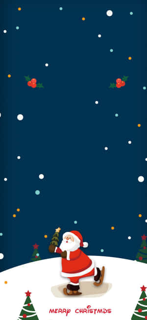 Funny Christmas Iphone — आईफोन 14 प्लस वॉलपेपर