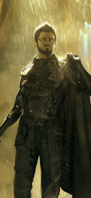 Android Deus Ex Mankind Divided बैकग्राउंड — IQOO Z10 Lite वॉलपेपर