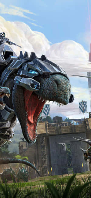 Ark Survival 4k — वीवो V60e वॉलपेपर