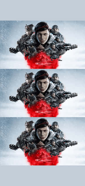 Iphone X Gears Of War 5 बैकग्राउंड — Realme Narzo Power वॉलपेपर