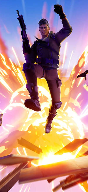 1080 Fortnite — आईफोन 14 प्रो वॉलपेपर