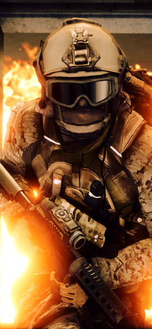 Iphone Xs Max Battlefield 4 पृष्ठभूमि — गैलेक्सी F वॉलपेपर