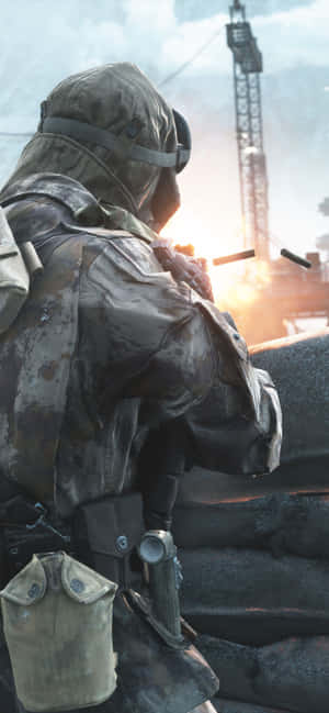 Hd Battlefield V Background — आईफोन 17 प्रो वॉलपेपर