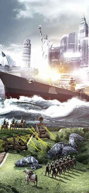 iPhone Xs Max Civilization V बैकग्राउंड — आईफोन 15 प्रो मैक्स वॉलपेपर