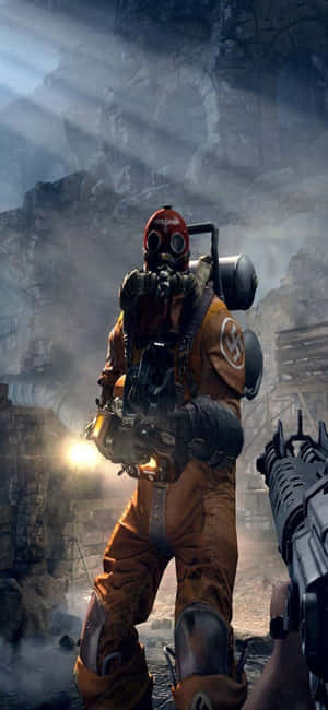 iPhone Xs Wolfenstein II बैकग्राउंड — आईफोन 15 प्रो मैक्स वॉलपेपर