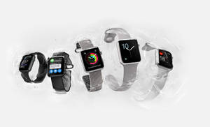 एप्पल वॉच काले और भूरे रंग वॉलपेपर — Apple Watch वॉलपेपर
