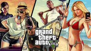 कूल GTA पैनल पोस्टर — जीटीए वॉलपेपर