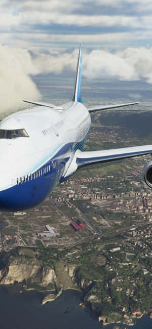 Iphone Xs Microsoft Flight Simulator पृष्ठभूमि — एचएमडी लूमा वॉलपेपर
