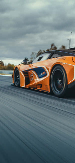 iPhone Xs McLaren 720s बैकग्राउंड — गैलेक्सी S25 एफई वॉलपेपर