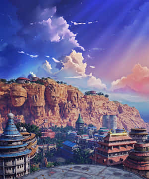 गुप्त पत्ता गाँव — नारुतो शिप्पूडेन वॉलपेपर