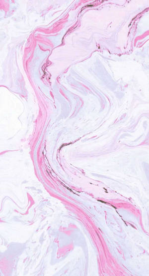 गुलाबी रेखाओं वाला पेस्टल मार्बल — 粉彩粉红美学 वॉलपेपर