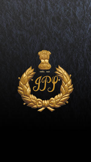 गोल्डन IPS लोगो डार्क — अंधेरा वॉलपेपर