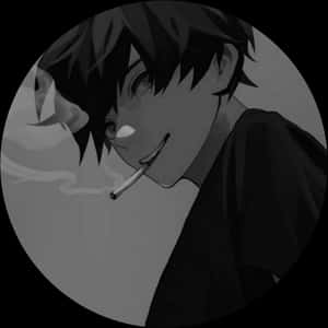 डिस्कॉर्ड PFP के लिए धूम्रपान करता एनिमे लड़का — एनीमे लड़का वॉलपेपर