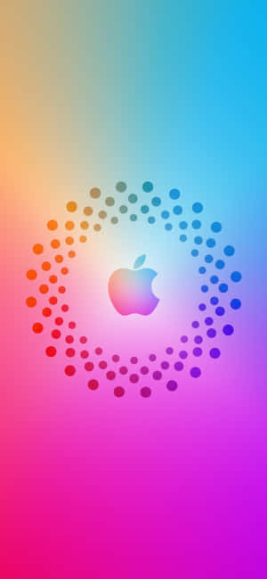 डॉट्स के साथ लोगो अद्भुत Apple HD iPhone — ओप्पो Find X वॉलपेपर