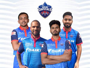 दिल्ली कैपिटल्स टीम वॉलपेपर — 4:3 वॉलपेपर
