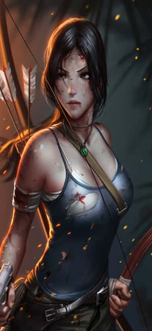 iPhone X Shadow Of The Tomb Raider बैकग्राउंड — Redmi K90 Ultra वॉलपेपर