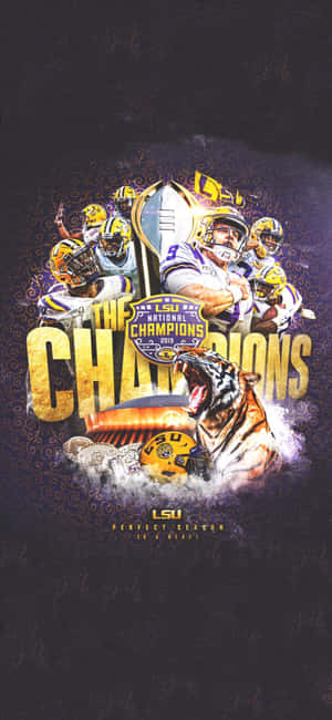LSU आईफोन — गैलेक्सी S26+ वॉलपेपर