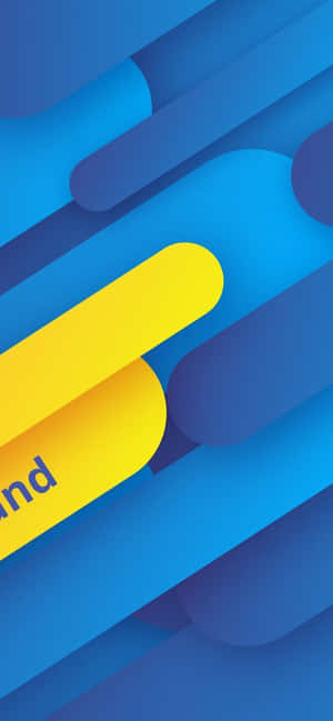 नीला और पीला बैकग्राउंड — Realme P4 वॉलपेपर
