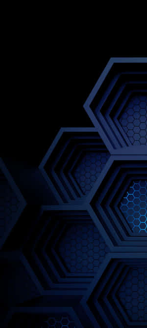 नीला Amoled — एब्स्ट्रैक्ट आईफोन वॉलपेपर