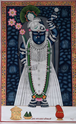 नीले श्रीनाथजी देवता — 荣耀 Pad वॉलपेपर