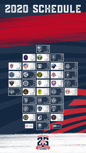 न्यू इंग्लैंड रेवोल्यूशन MLS शेड्यूल 2020 — फुटबॉल जीआईएफ वॉलपेपर