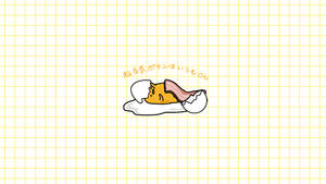 न्यूनतम सौंदर्य डेस्कटॉप कार्टून गुडेटामा — सौंदर्यपूर्ण कार्टून वॉलपेपर