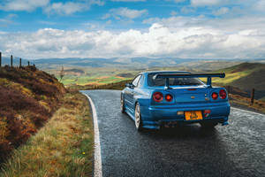 वाहन Nissan Skyline R34 Nissan HD वॉलपेपर | बैकग्राउंड इमेज