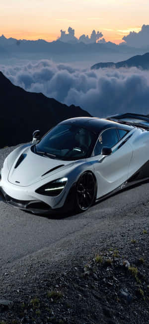 Iphone Xs McLaren 720s बैकग्राउंड — गैलेक्सी S24 एफई वॉलपेपर