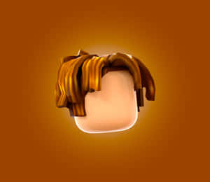 भूरे रंग की पृष्ठभूमि पर तैरता हुआ Roblox बेकन हेड PFP — रोब्लॉक्स वॉलपेपर