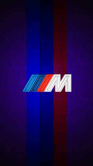 बैंगनी धारियों वाला BMW M लोगो — BMW वॉलपेपर
